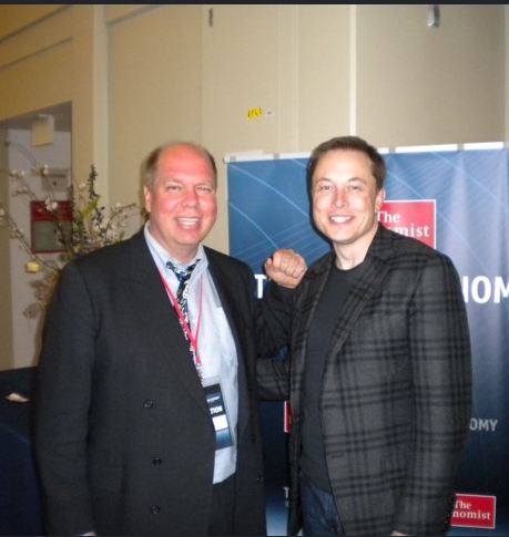 Bernt Wahl with Elon Musk